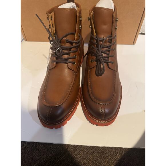 Vince Camuto Mens Brown Heel Pull-Tab Waterproof Cushioned Kameil boots 9.5 main image 5